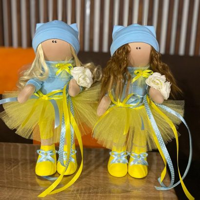 Лялька україночка текстильна велика