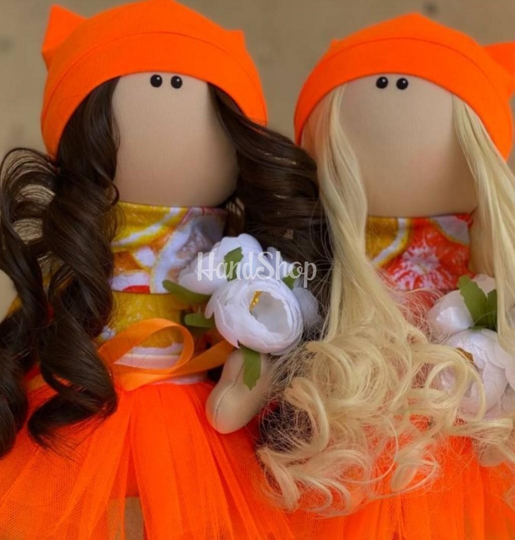 Авторська текстильна лялька апельсинка у шапочці (на вибір!) Авторська текстильна лялька апельсинка у шапочці (на вибір!)