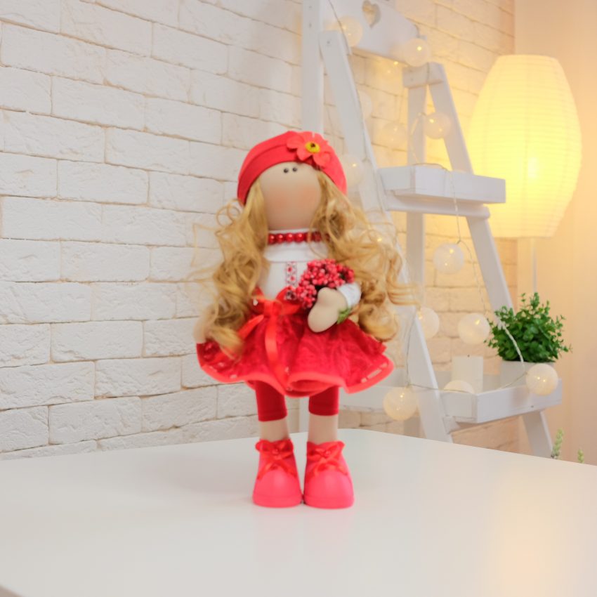 Украинская кукла текстильная большая