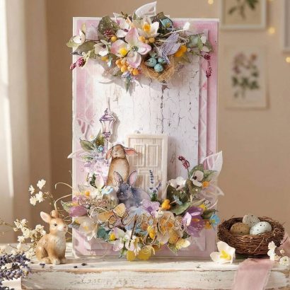 Листівка конверт для грошей долари/євро Великдень 2026