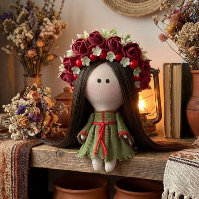 Дитячий брелок сувенірна лялька українська мавка