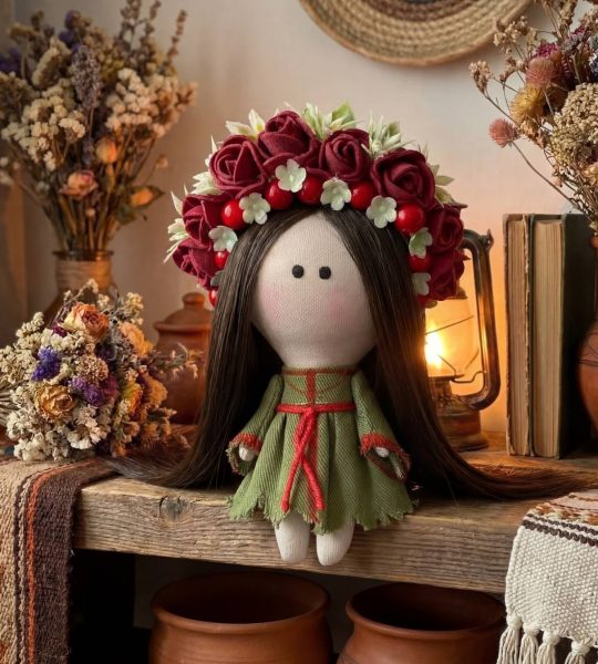 Дитячий брелок сувенірна лялька українська мавка