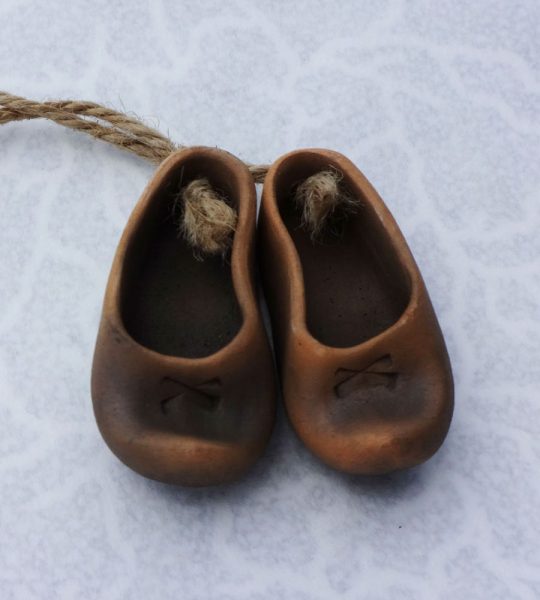 Сувенир керамика лапаточки ручной работы