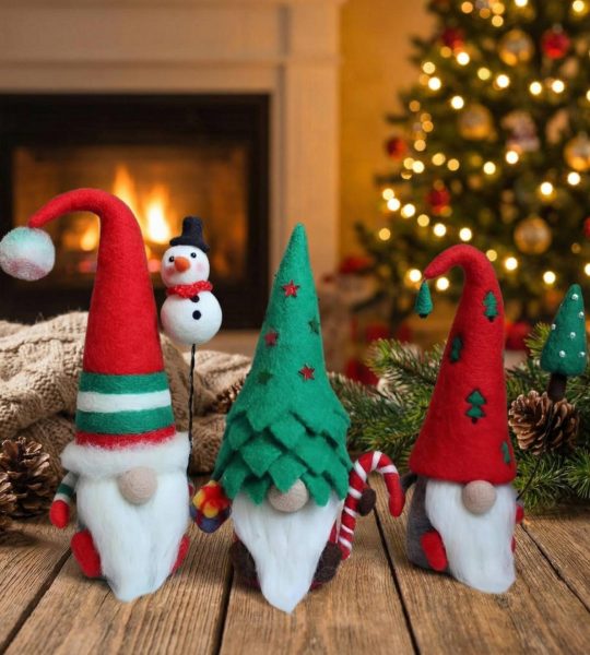 Сувенірний гном новорічний різдвяний 2026 (на вибір!)