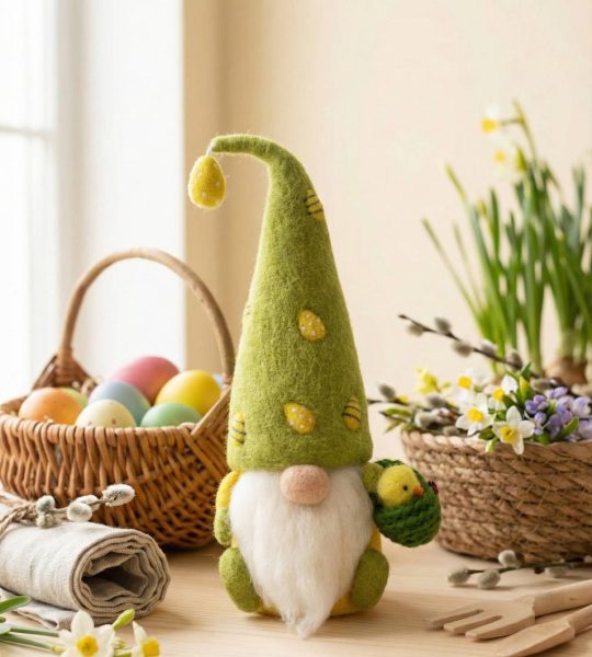 Сувенірний гном весняний великодній 2026 (на вибір!)