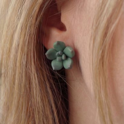 Cережки гвоздики сукуленти квіти полімерна глина (на вибір!)