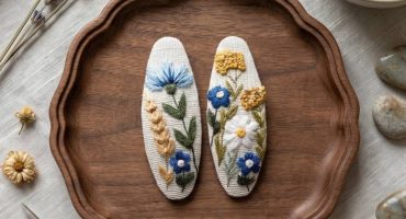 Квітковий настрій щодня: дитячі заколки з авторською вишивкою польових квітів для весняно-літніх образів Квітковий настрій щодня: дитячі заколки з авторською вишивкою польових квітів для весняно-літніх образів