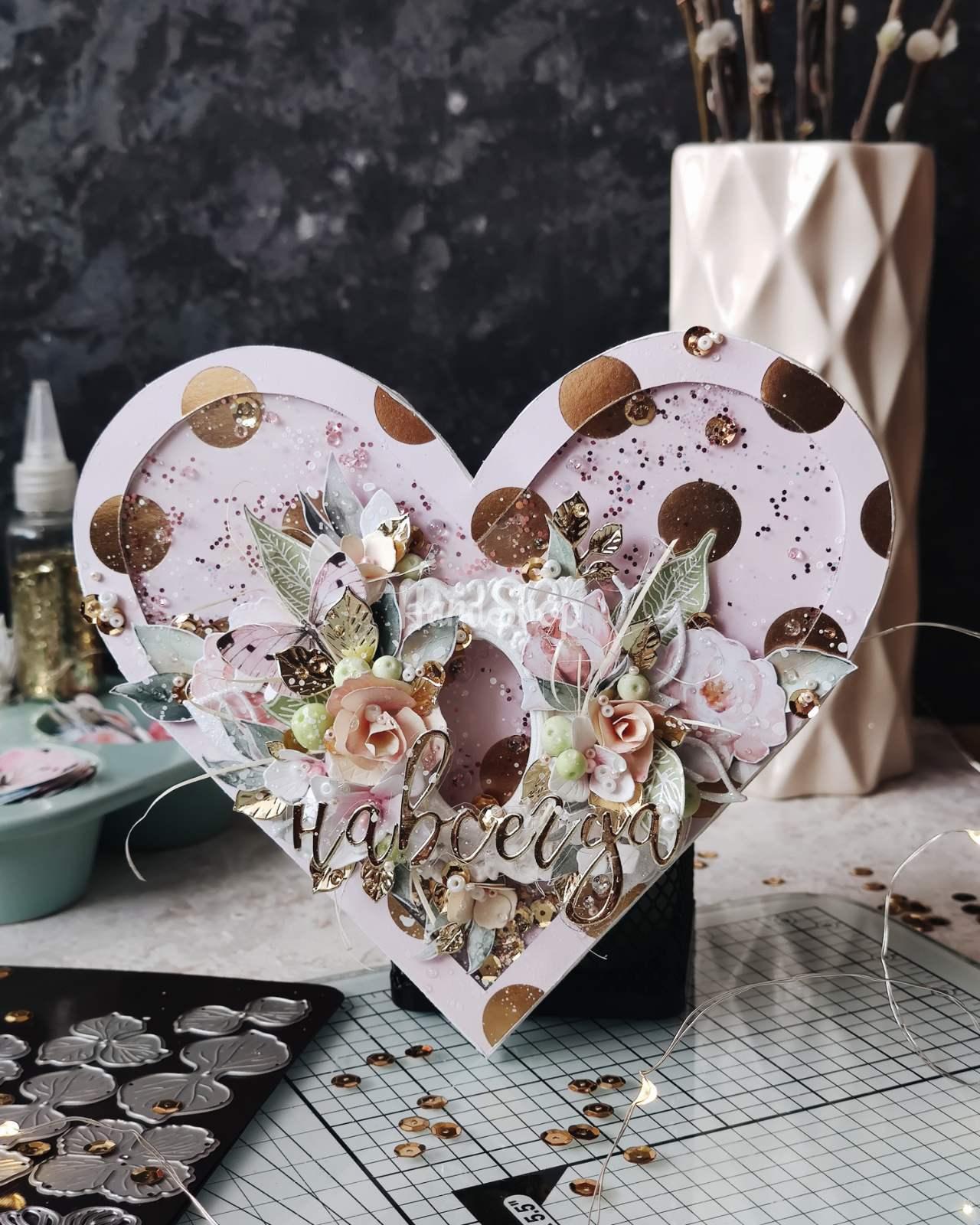 Объёмная сердце открытка валентинка Объёмная сердце открытка валентинка