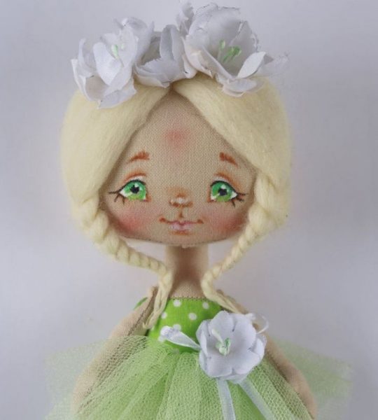 Сувенир куколка своими руками в платье