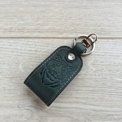 Брелок тигр из кожи символ 2022 года