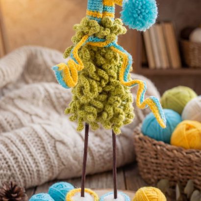 В'язані ялинки новорічні сувеніри пара Ukraine 2026