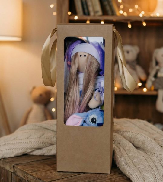 Дитяча лялька тільда в комбінезоні зайка іграшка Стіч