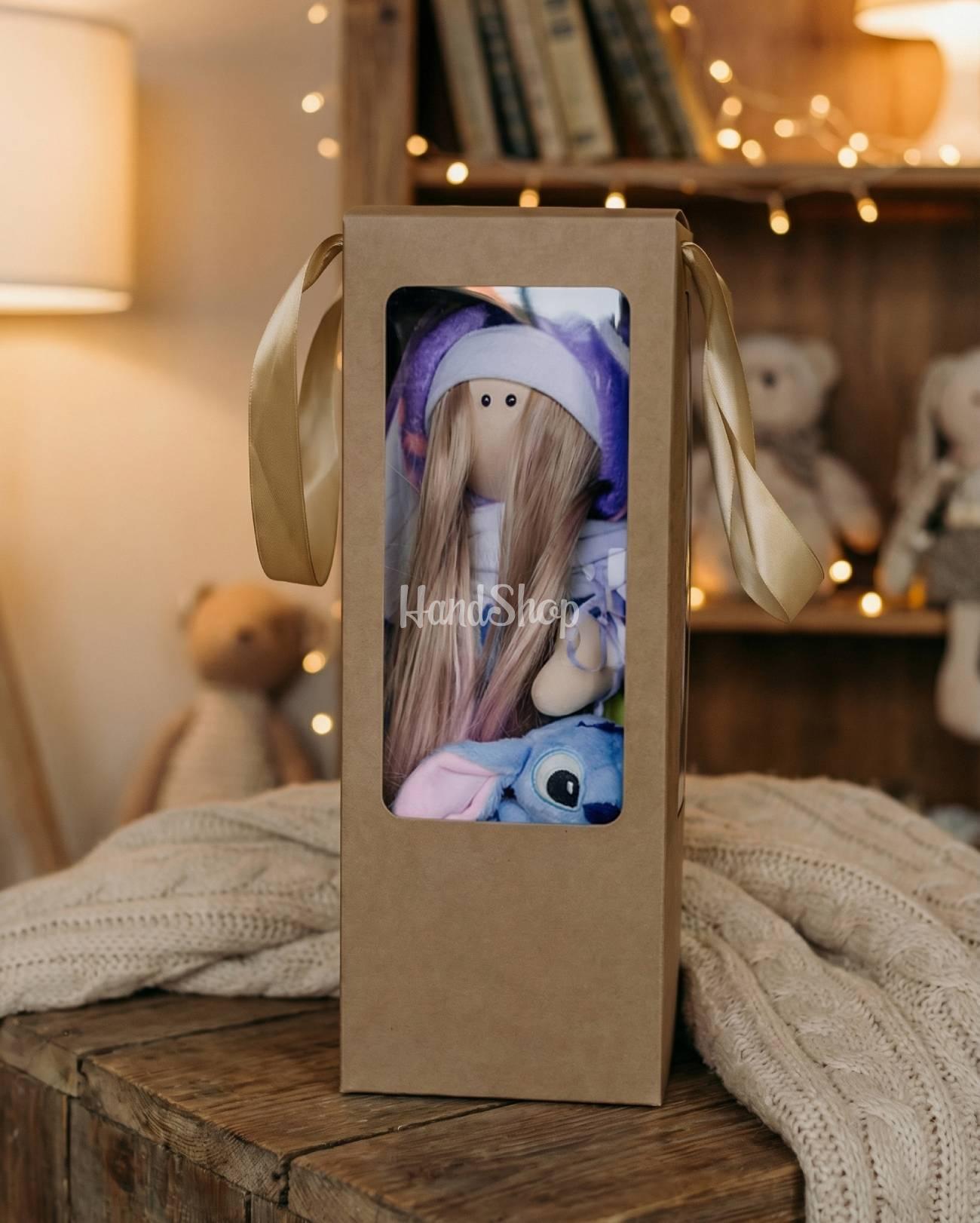 Дитяча лялька тільда в комбінезоні зайка іграшка Стіч Дитяча лялька тільда в комбінезоні зайка іграшка Стіч