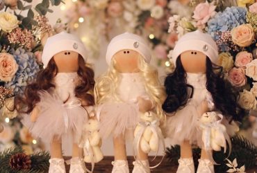 Ідеальний подарунок на випускний у садочок: авторська інтер’єрна тільда лялька для маленької модниці