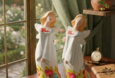 Керамічна фея з петриківським розписом — це більше, ніж декор. Це маленький витвір мистецтва, який несе у дім красу, тепло та справжню українську душу.