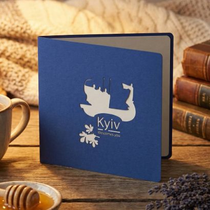 3d листівка сувенір мініатюра пам'ятник засновникам Києва