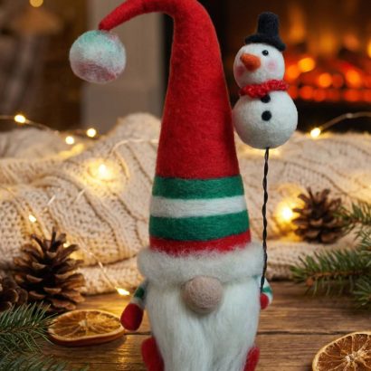 Сувенірний гном новорічний різдвяний 2026 (на вибір!)