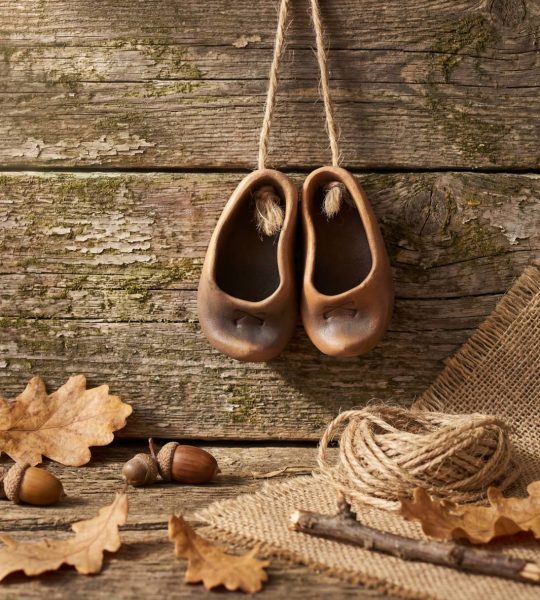 Підвісний сувенір кераміка лапаточки ручної роботи