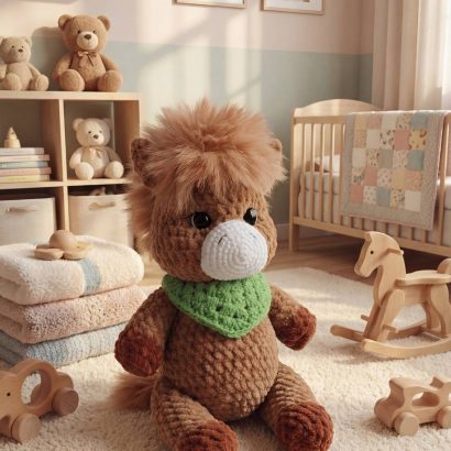 Новорічна іграшка коник символ 2026 року сувенір