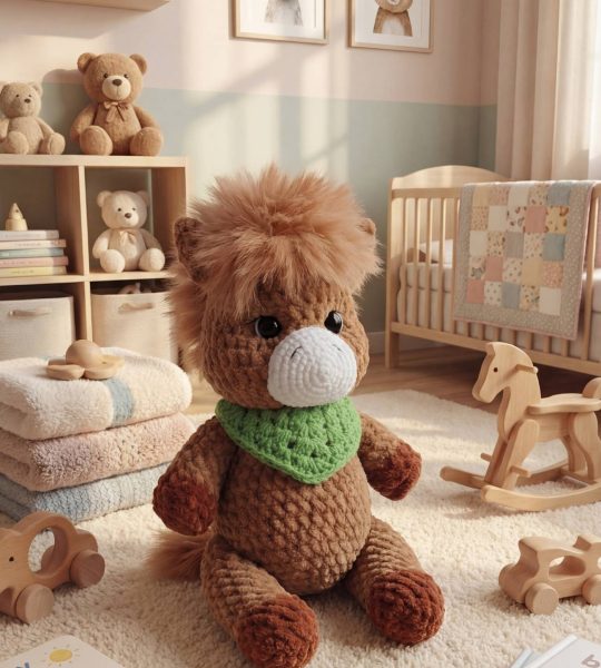 Новорічна іграшка коник символ 2026 року сувенір