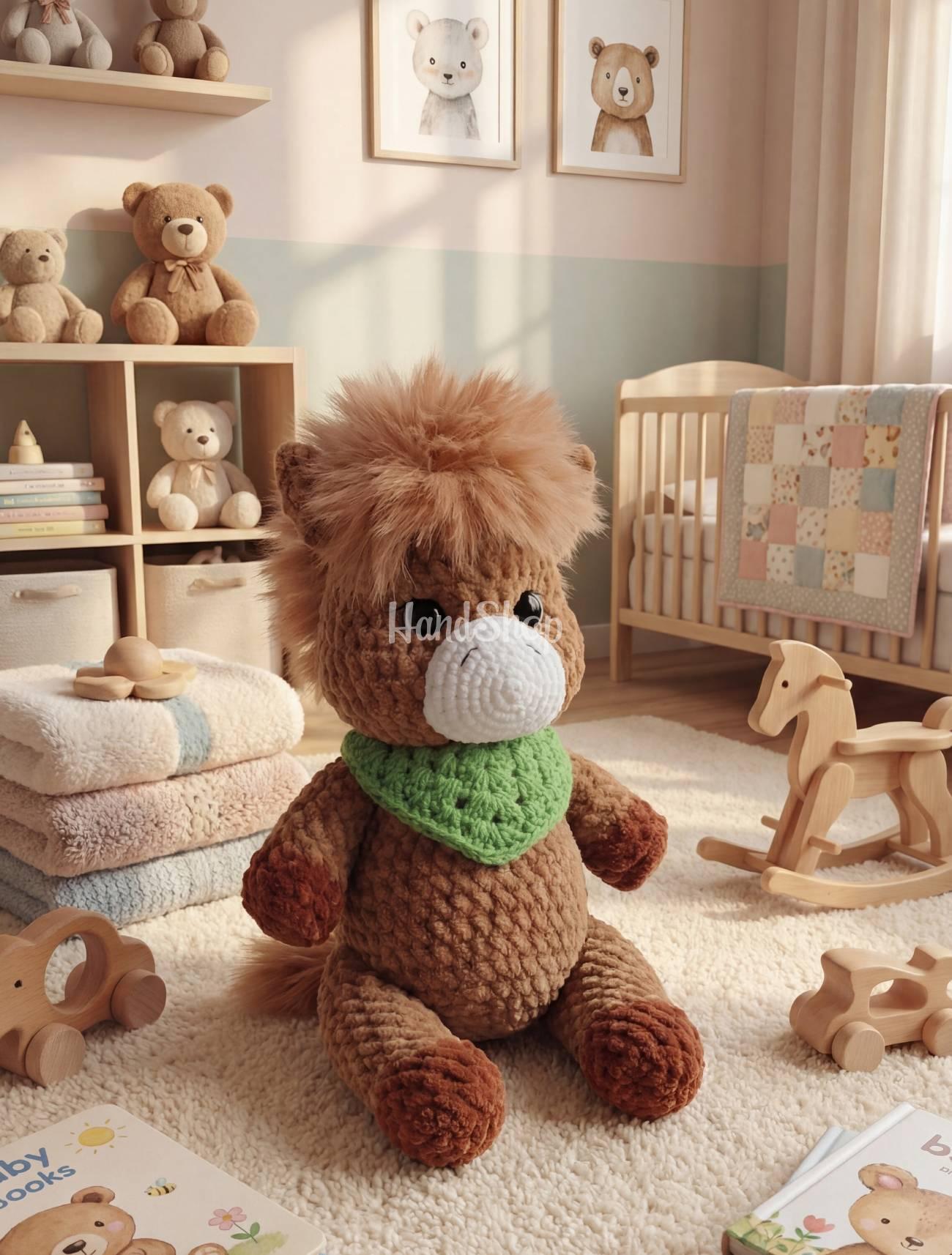 Новорічна іграшка коник символ 2026 року сувенір Новорічна іграшка коник символ 2026 року сувенір