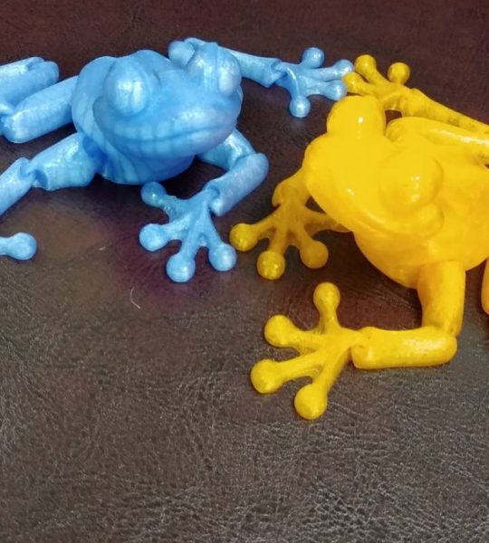Унікальна друкована 3D-сувенірна жаба (колір на вибір!)
