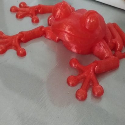 Унікальна друкована 3D-сувенірна жаба