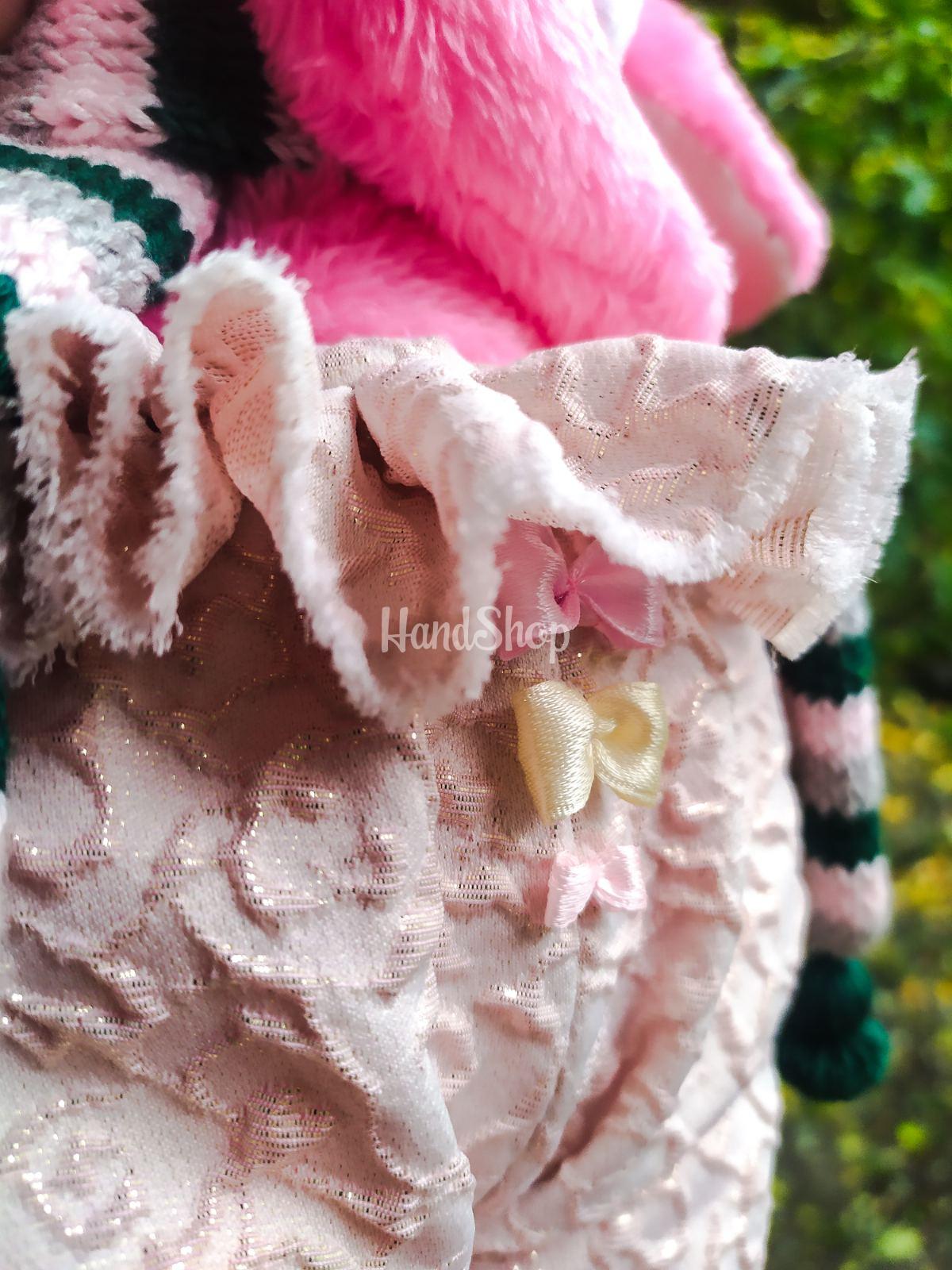 Велика рожева м'яка плюшева іграшка слонюша Велика рожева м'яка плюшева іграшка слонюша