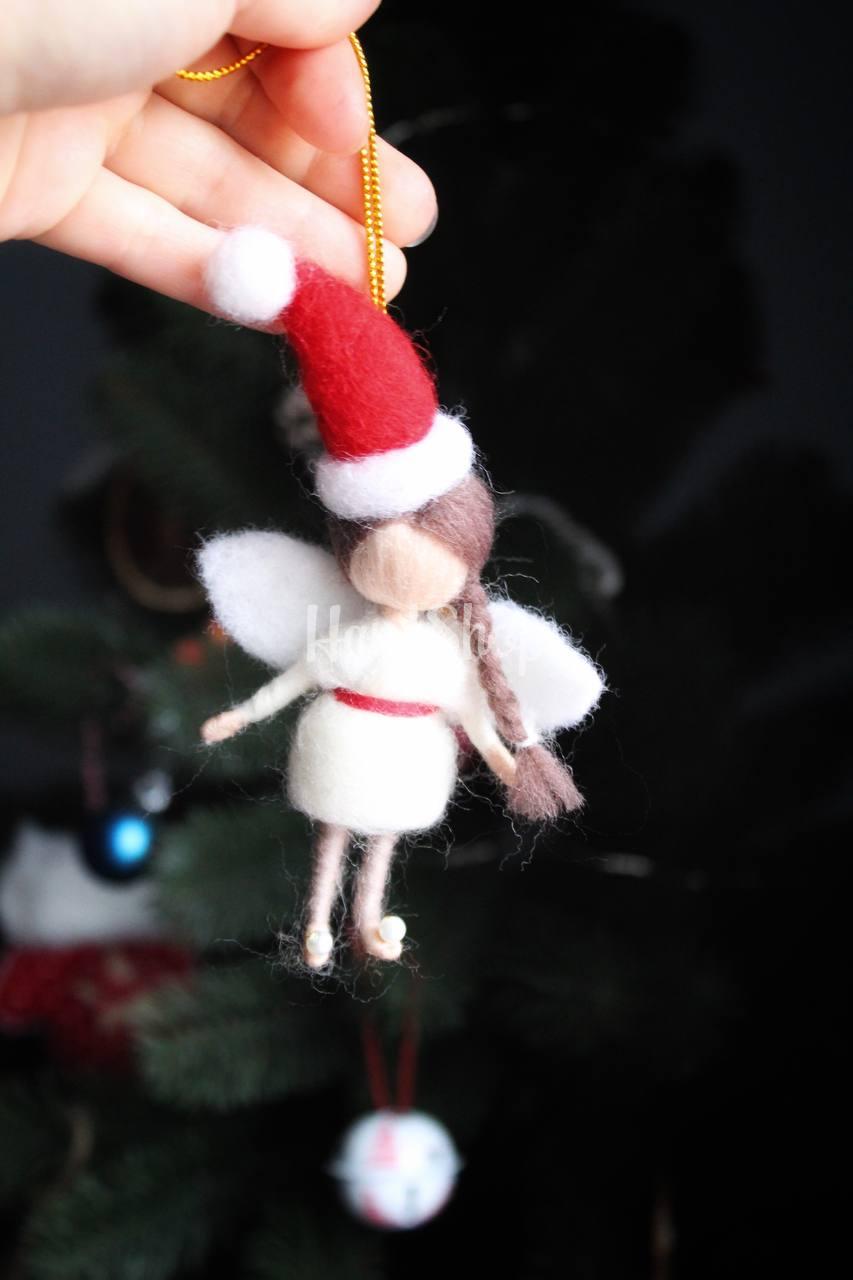 Новогодняя игрушка кукла на ёлку санта Новогодняя игрушка кукла на ёлку санта