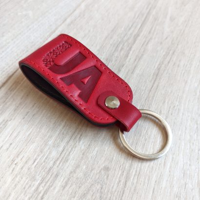 Сувенир подарок брелок для ключей орнамент Україна кожа