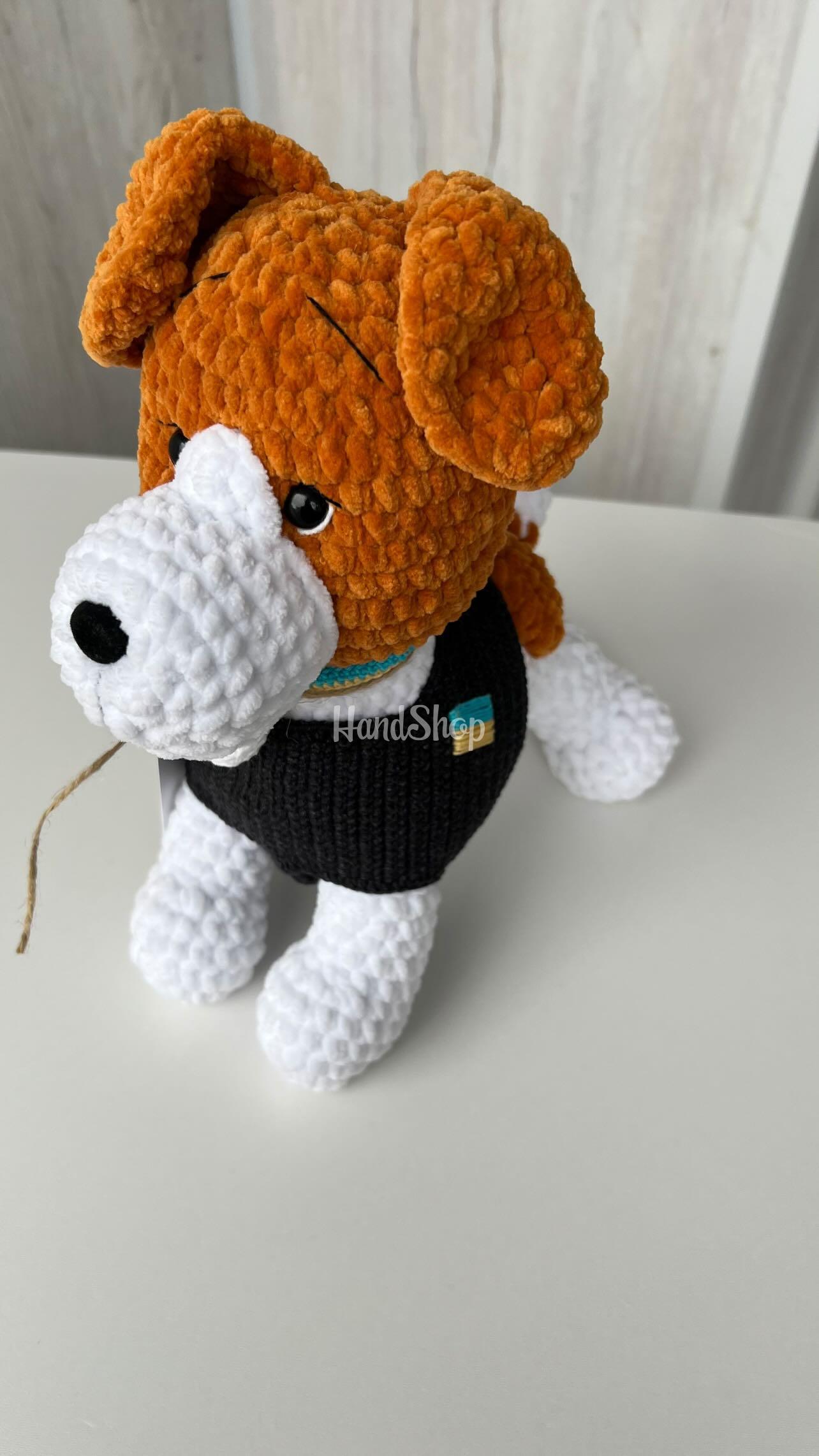 Авторська м'яка іграшка пес Патрон Ukraine Авторська м'яка іграшка пес Патрон Ukraine