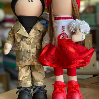 Велика авторська військова лялька захисник Ukraine