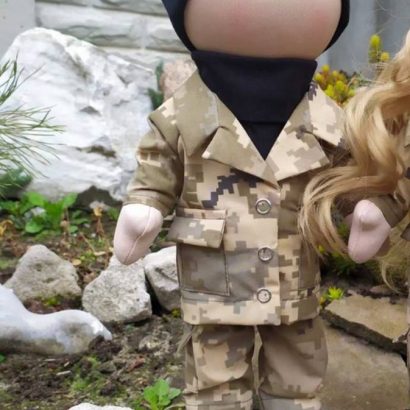 Велика авторська військова лялька захисник Ukraine