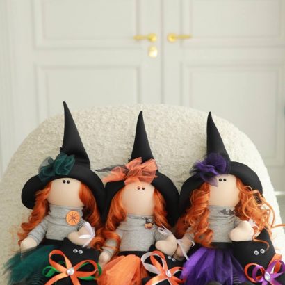 Велика авторська інтер'єрна лялька оберіг відьма