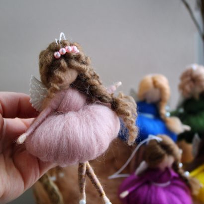 Міні лялька своїми руками янгол кудрява в сукні