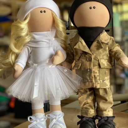 Авторські текстильні ляльки ручної роботи українці, 2 шт