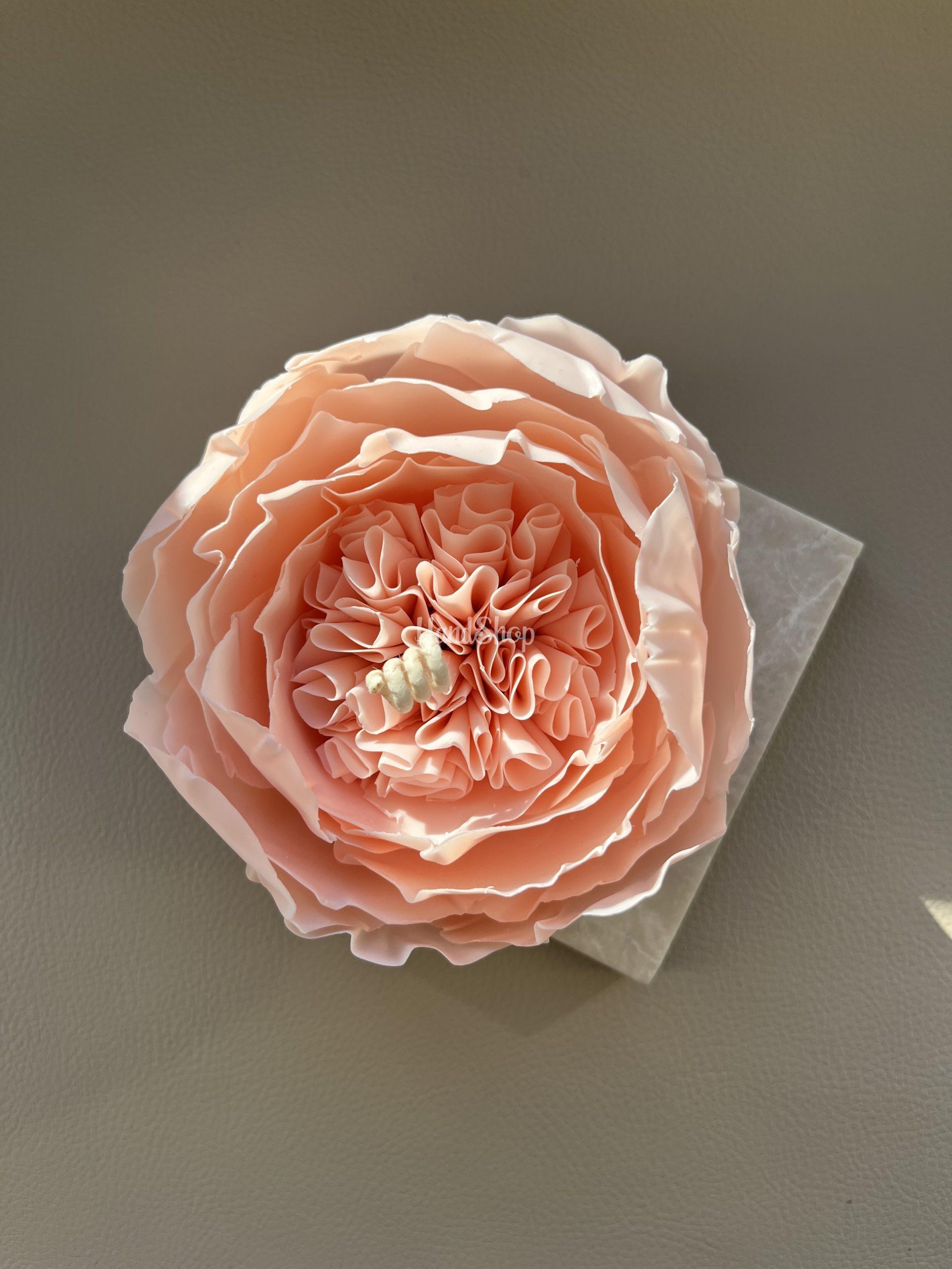 Свічка квітка троянда натуральний бджолиний воск Свічка квітка троянда натуральний бджолиний воск