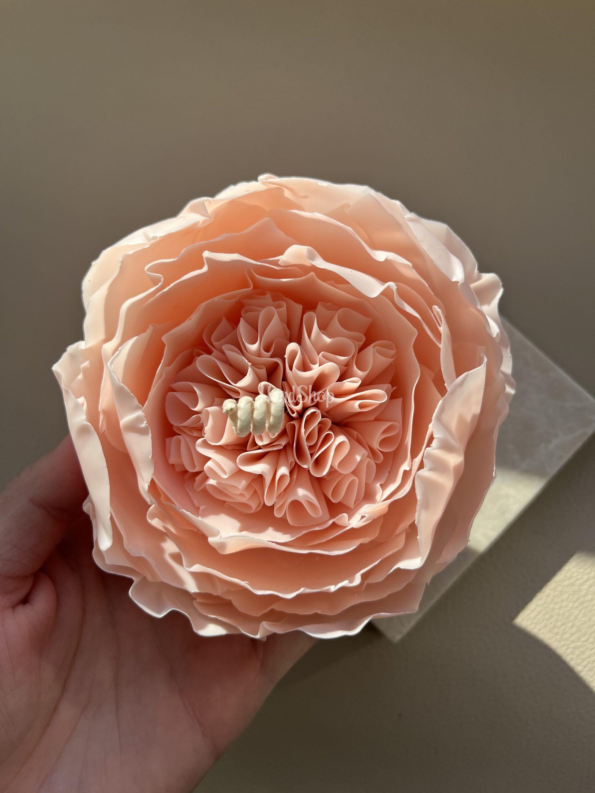 Свічка квітка троянда натуральний бджолиний воск Свічка квітка троянда натуральний бджолиний воск