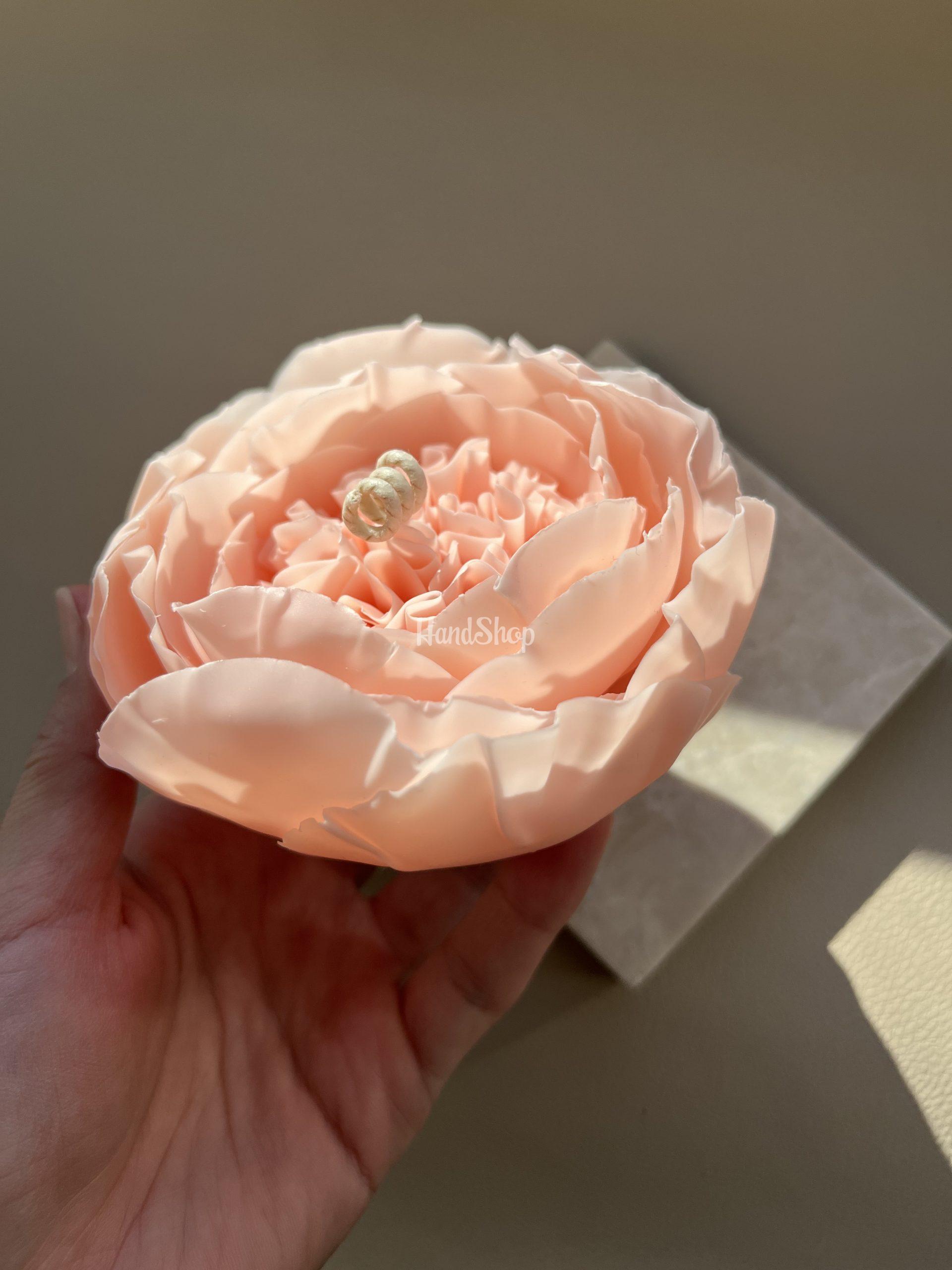 Свічка квітка троянда натуральний бджолиний воск Свічка квітка троянда натуральний бджолиний воск