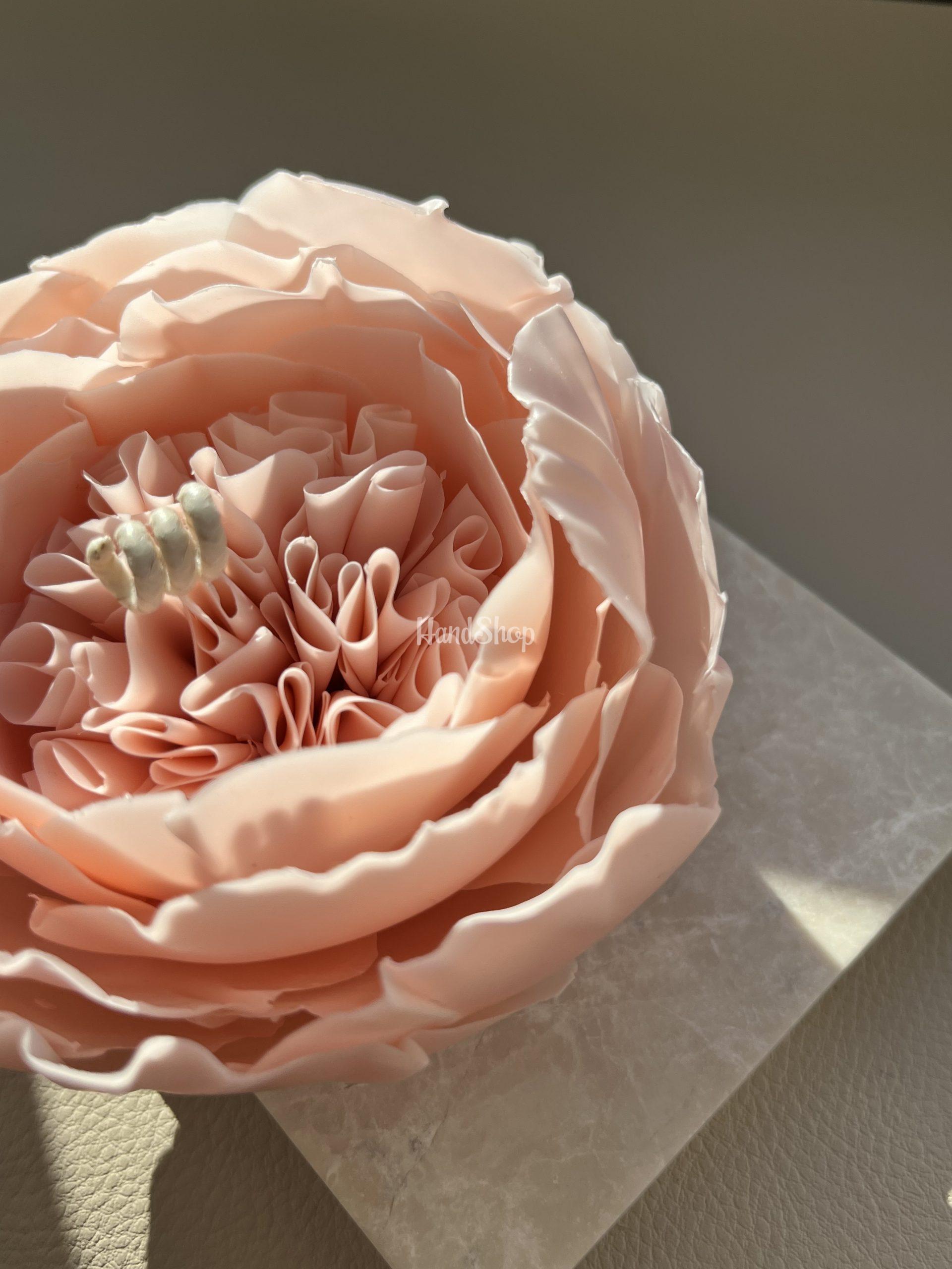 Свічка квітка троянда натуральний бджолиний воск Свічка квітка троянда натуральний бджолиний воск