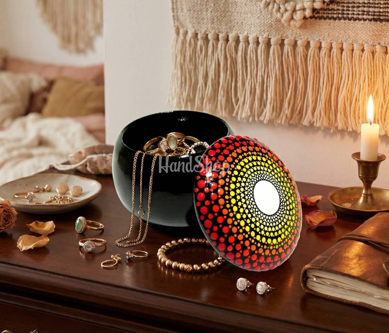 Дерев'яна скринька своїми руками кругла мандала розпис Дерев'яна скринька своїми руками кругла мандала розпис