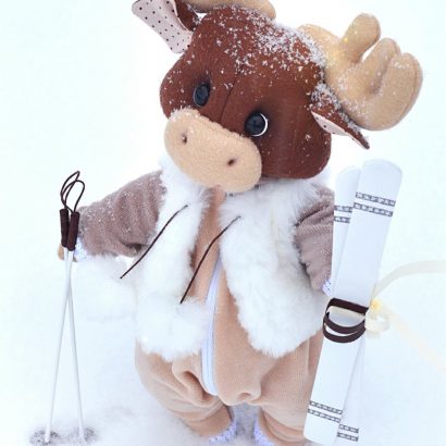 Новогодние куклы на длинных ногах: как сделать своими руками гнома, лося (оленя), снеговика