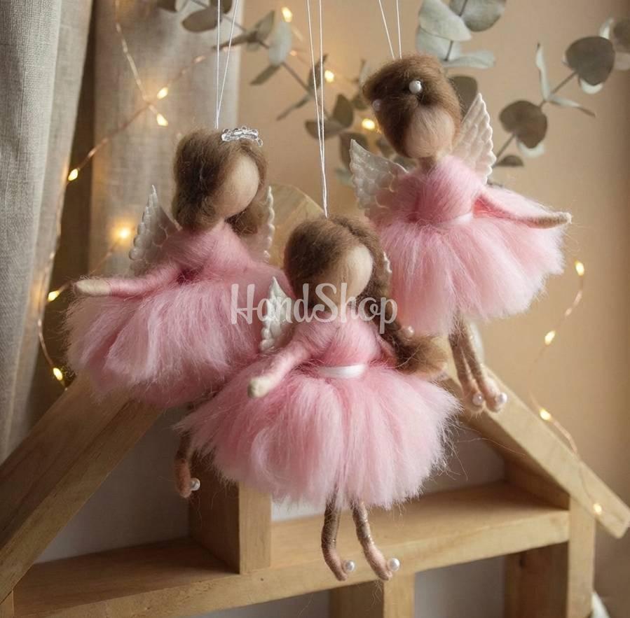 Іграшка підвіска лялька ангел балерина новорічна на ялинку Іграшка підвіска лялька ангел балерина новорічна на ялинку