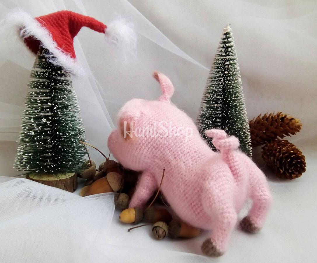 Игрушка мягкая свинка розовая Игрушка мягкая свинка розовая