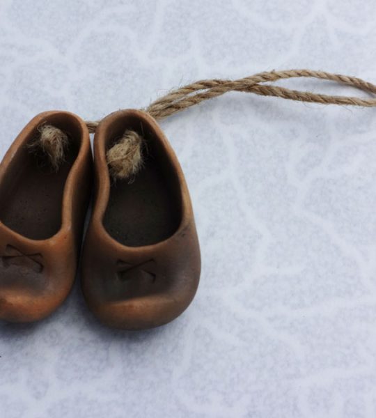 Сувенир керамика лапаточки ручной работы