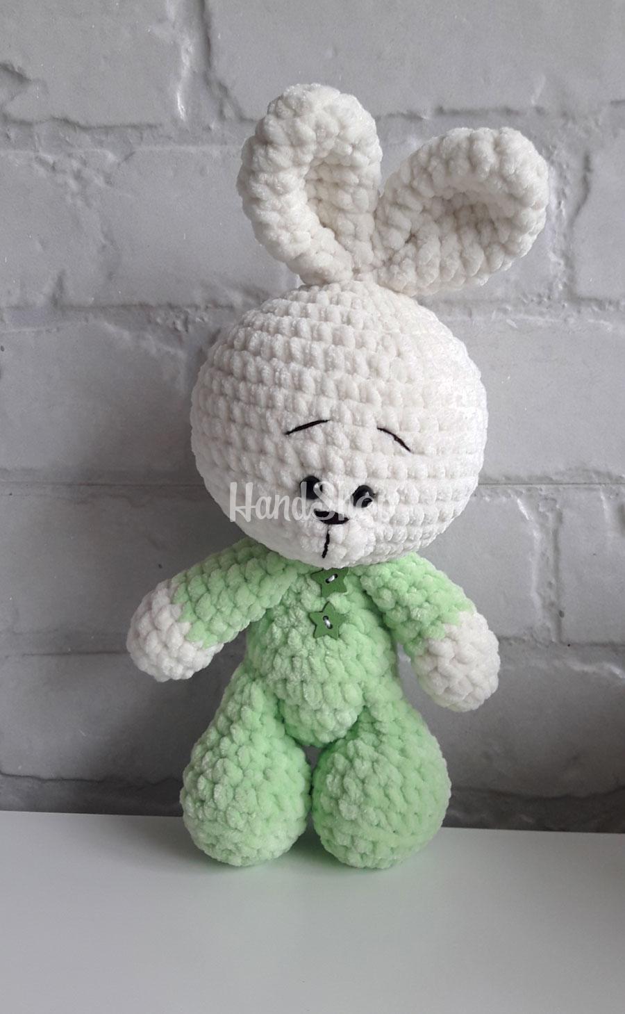 Милый зайка мягкая игрушка своими руками в комбинезоне Милый зайка мягкая игрушка своими руками в комбинезоне