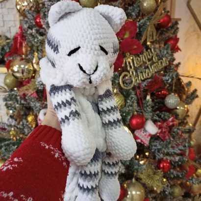 Пижамница символ 2022 года тигр игрушка мягкая