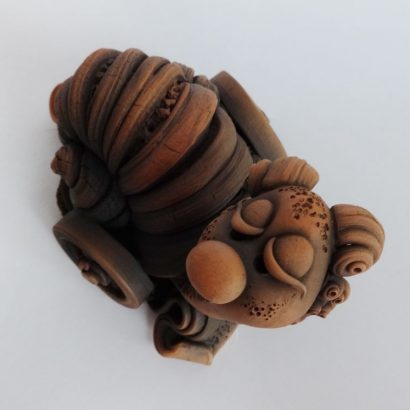 Сувенир керамика ручная лепка улитка