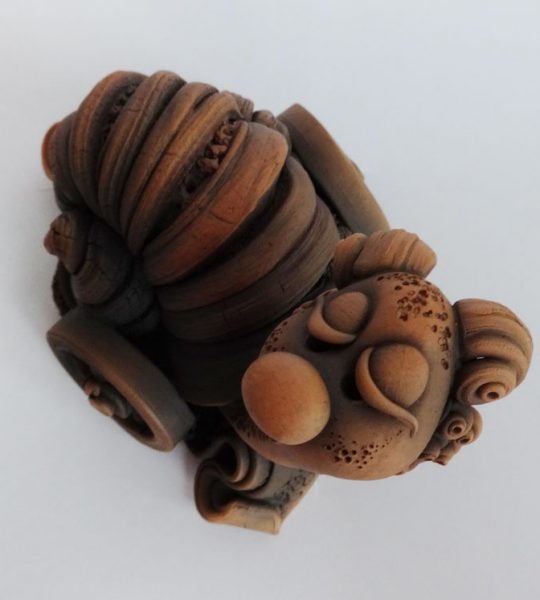 Сувенир керамика ручная лепка улитка
