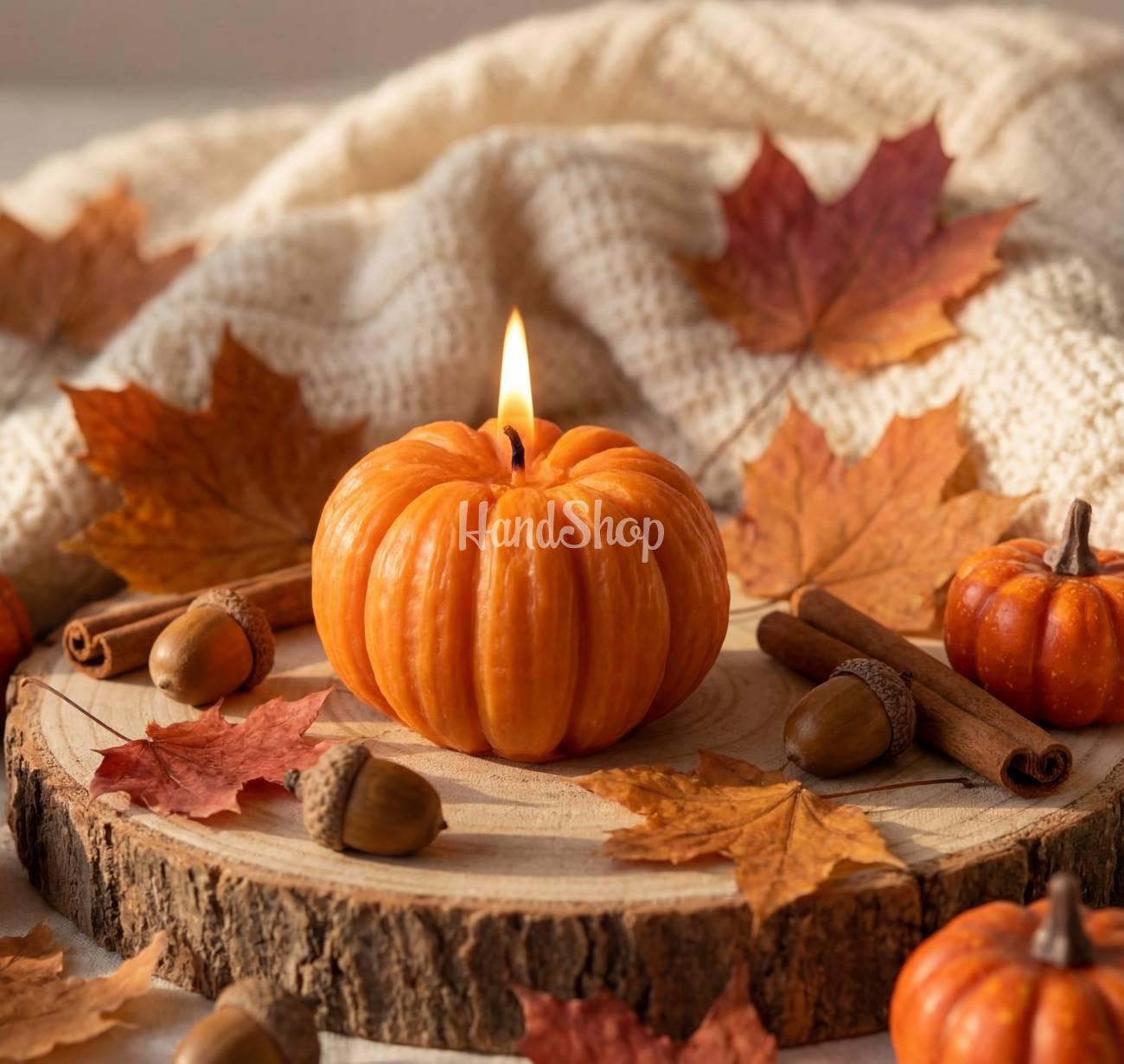 Набір свічок гарбузики Halloween бджолиний віск, 3 шт! Набір свічок гарбузики Halloween бджолиний віск, 3 шт!